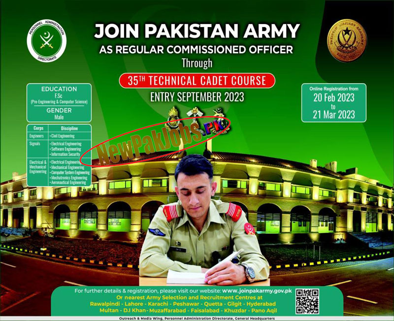 Join Pakistan Army as Commissioned Officer Jobs 2023