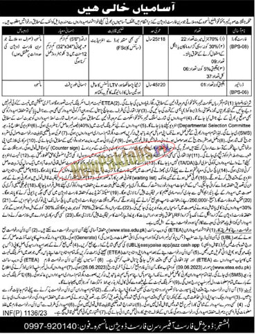 Forest Department KPK Jobs 2023 Application Form