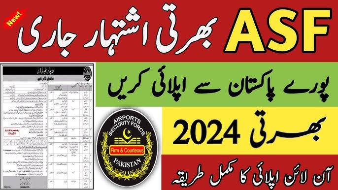 ASF Jobs 2024 Online Apply for Males and Females