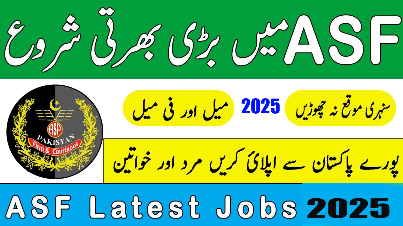 Join ASF Recruitment 2025 ASF Uniform and Non-Uniform Staff