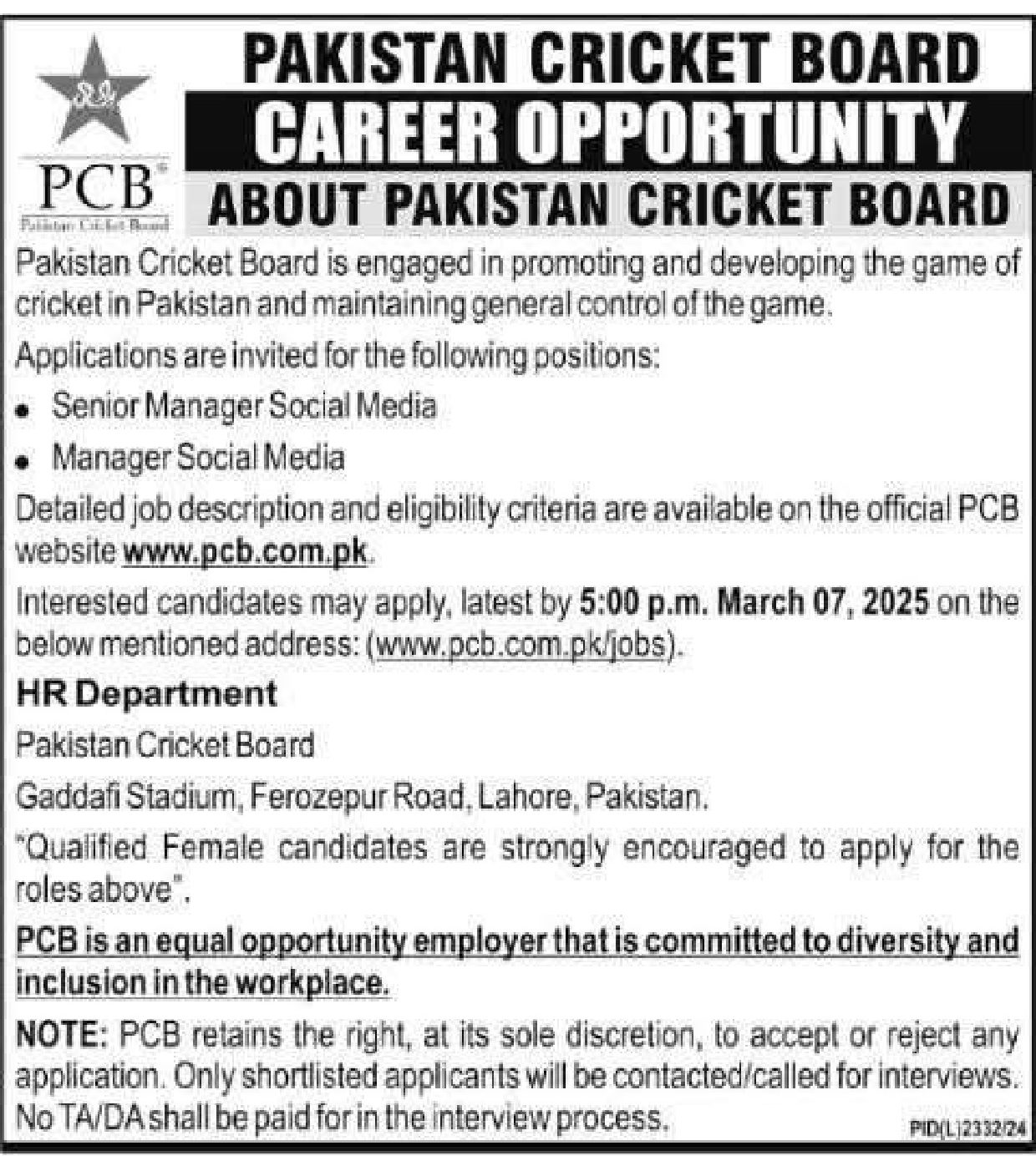 PCB Jobs 2025 New