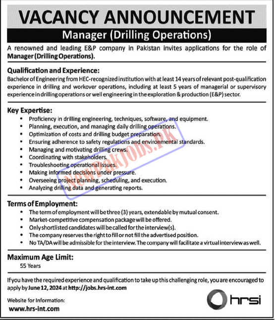 Human Resource Solution International HRSI Jobs May 2024 Apply Online