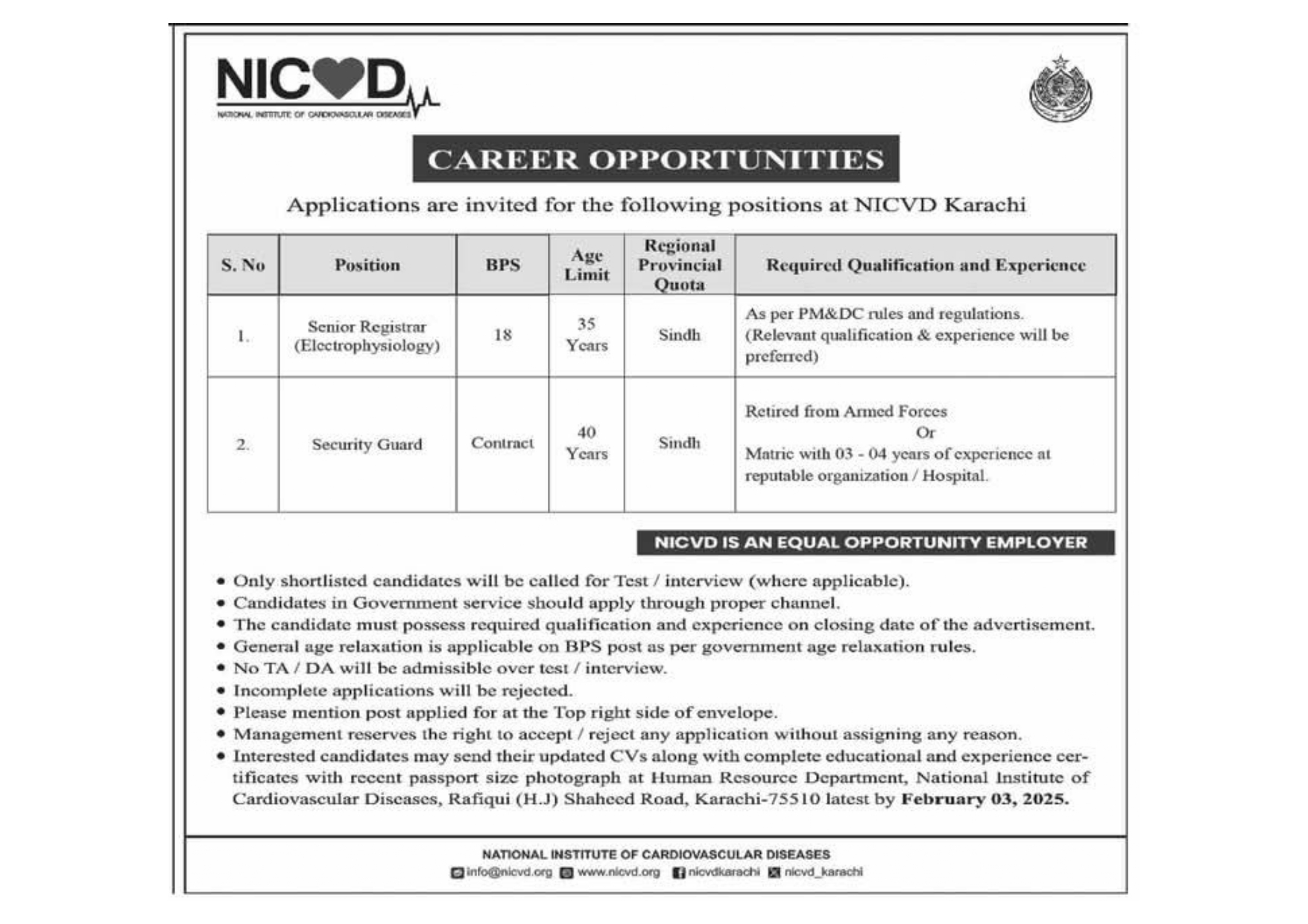 NICVD Jobs 2025 Check New Vacancies, Application Procedure & Apply