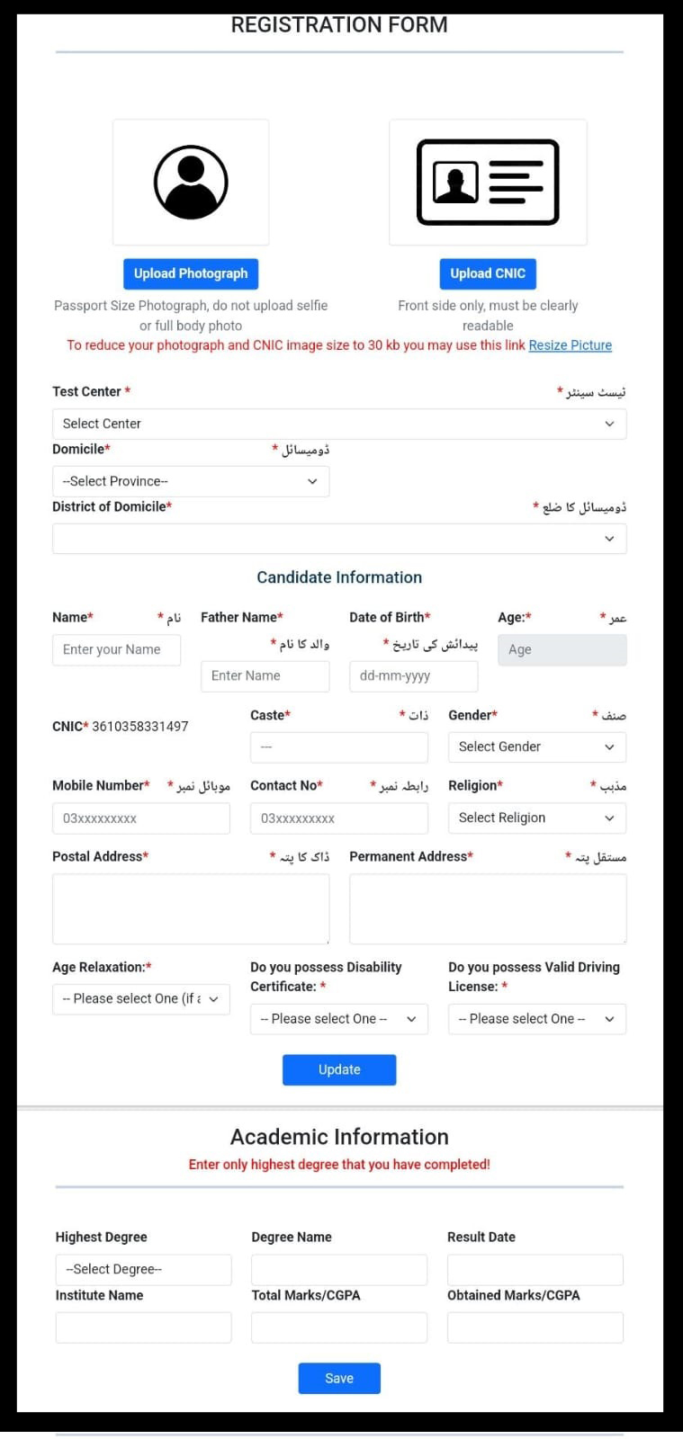 Registration Form